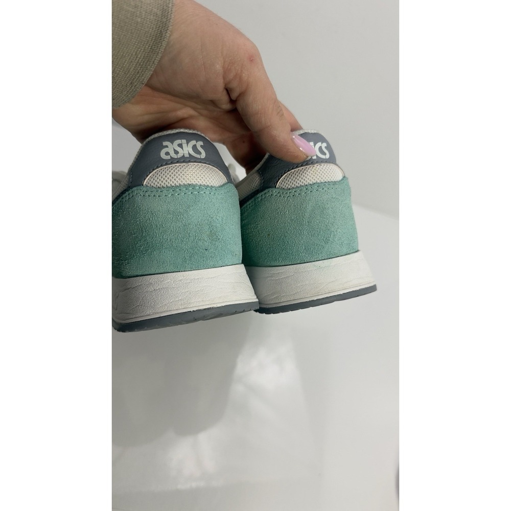 ASICS Women's Lyte Classic Sneakers Teal Suede Gray Mesh White Size 10 US - Picture 5 of 8